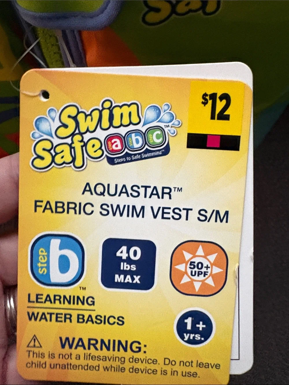 Kids Green Life Jacket Swim Vest